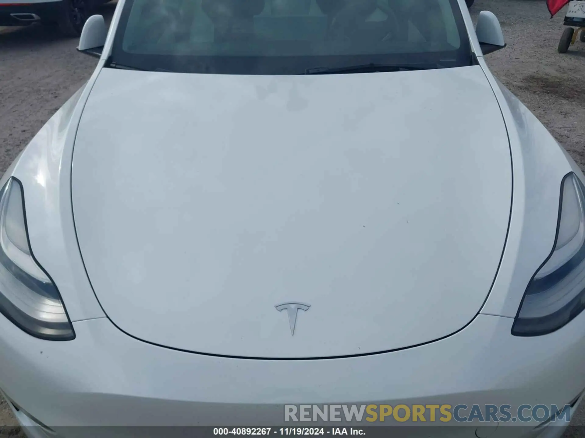 10 fotografías del automóvil dañado 5YJYGAEE5MF187283 TESLA MODEL Y 2021