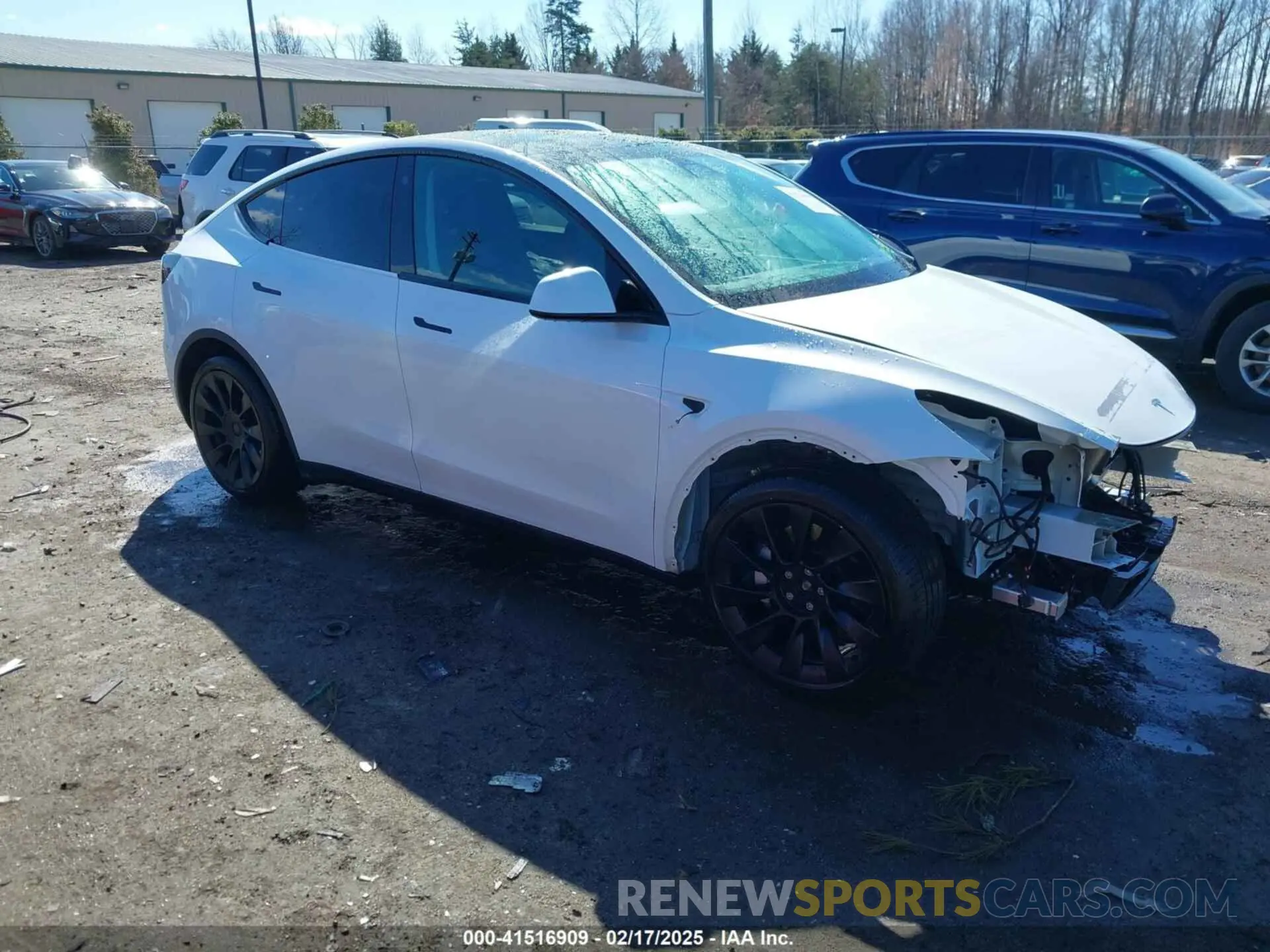 1 fotografías del automóvil dañado 5YJYGAEE6MF196610 TESLA MODEL Y 2021