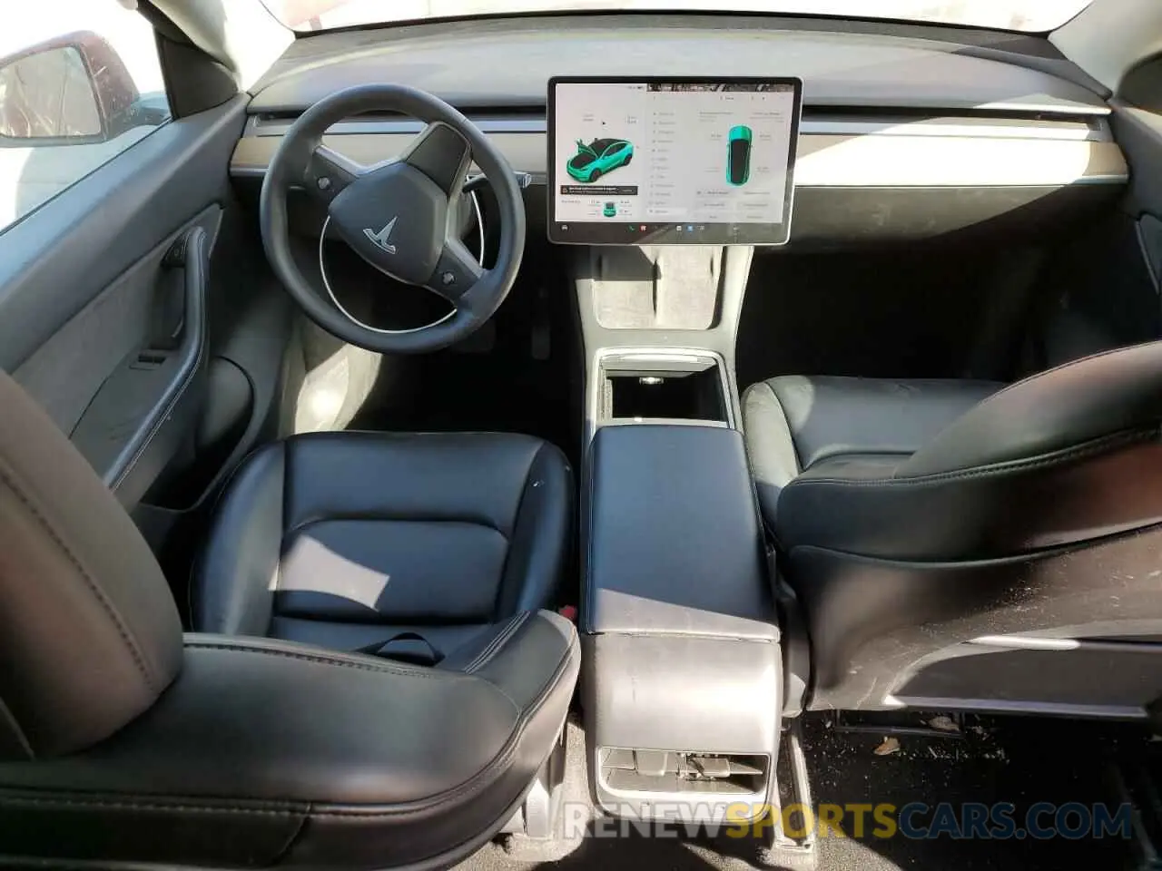 8 fotografías del automóvil dañado 5YJYGAEE6MF222767 TESLA MODEL Y 2021