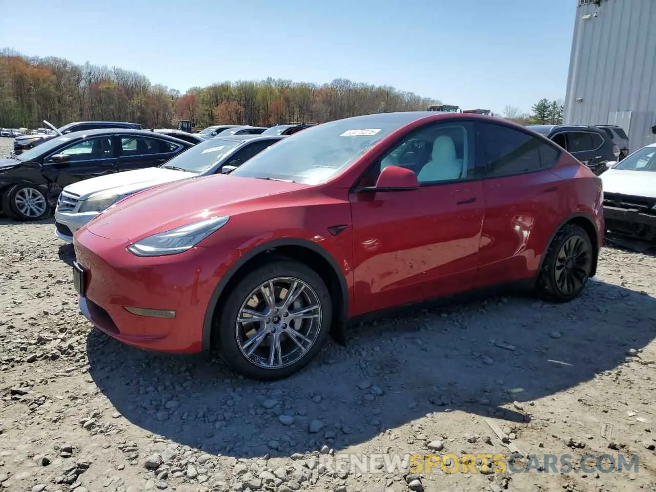 1 fotografías del automóvil dañado 5YJYGAEE6MF264727 TESLA MODEL Y 2021