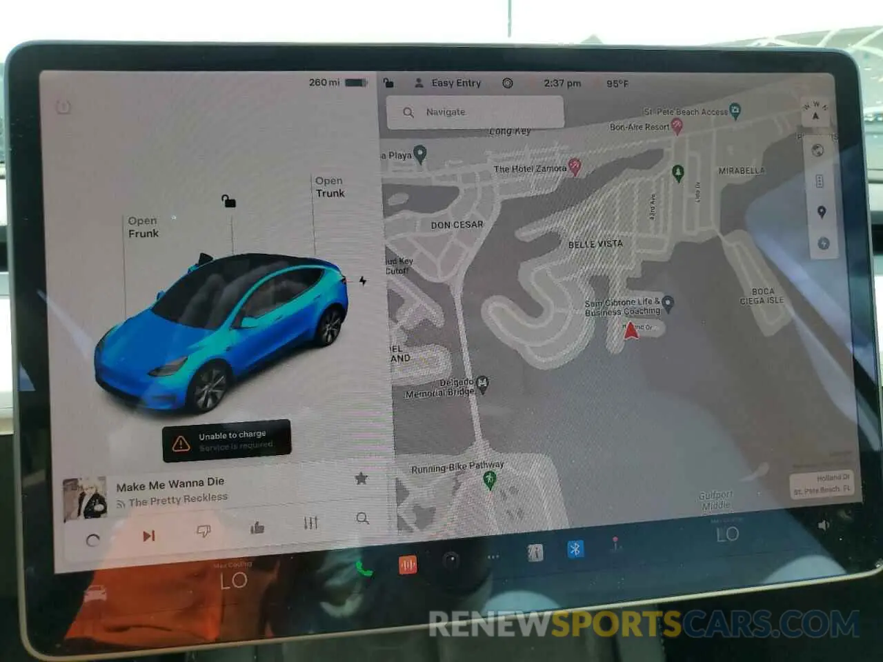 9 fotografías del automóvil dañado 5YJYGAEE7MF195367 TESLA MODEL Y 2021