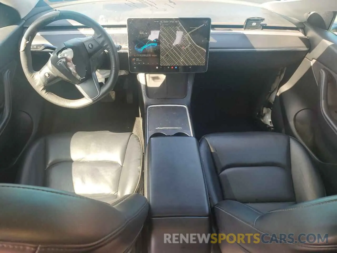 8 fotografías del automóvil dañado 5YJYGAEE9MF191031 TESLA MODEL Y 2021