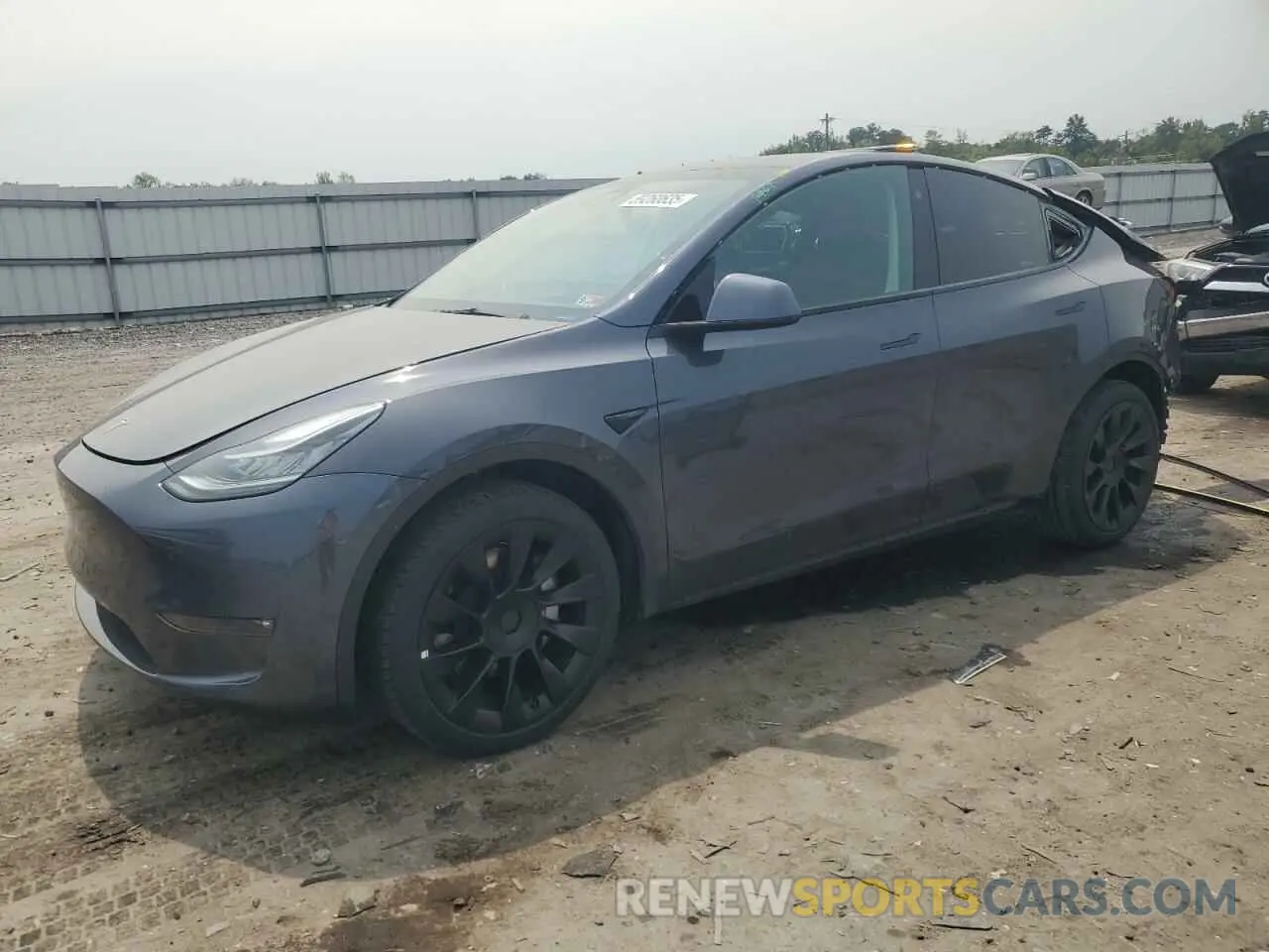 1 fotografías del automóvil dañado 5YJYGAEE9MF256444 TESLA MODEL Y 2021