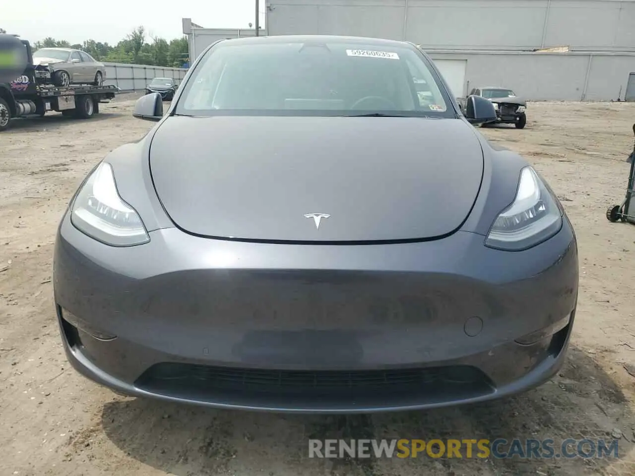 5 fotografías del automóvil dañado 5YJYGAEE9MF256444 TESLA MODEL Y 2021