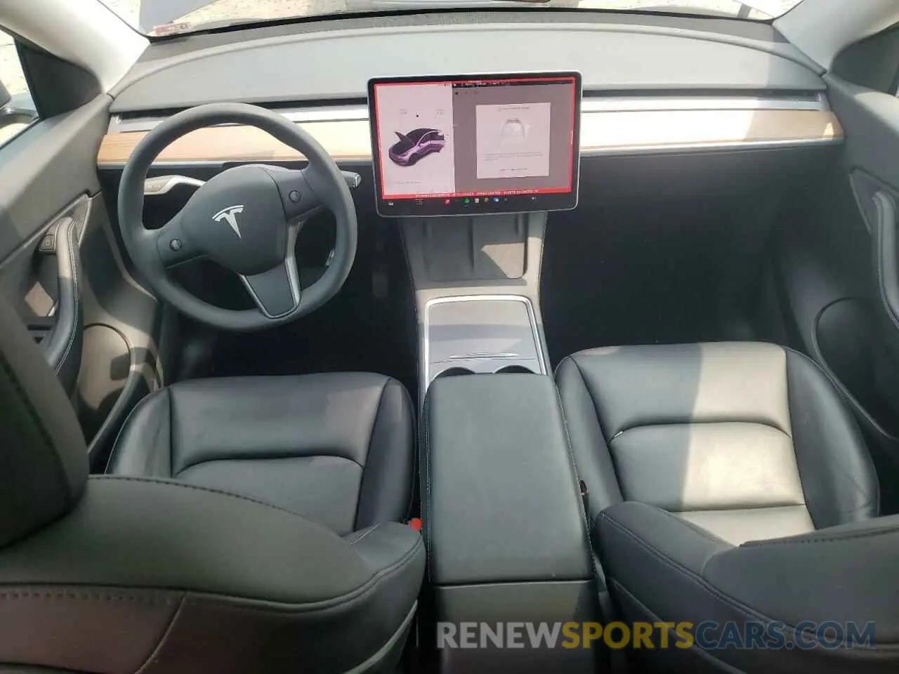8 fotografías del automóvil dañado 5YJYGAEE9MF256444 TESLA MODEL Y 2021