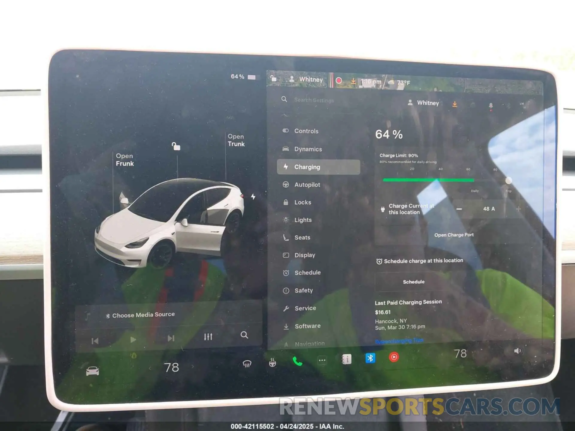 17 fotografías del automóvil dañado 5YJYGAEEXMF149158 TESLA MODEL Y 2021