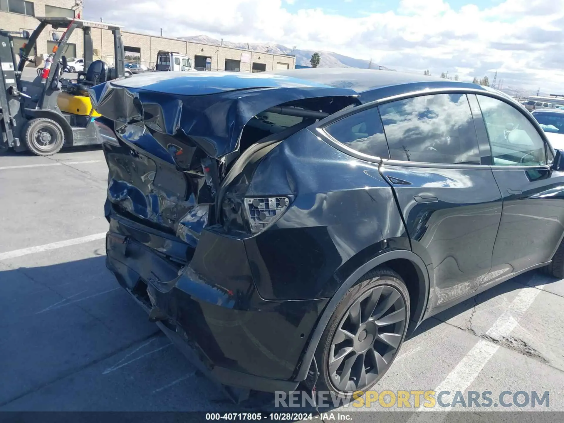 20 fotografías del automóvil dañado 5YJYGAEEXMF244190 TESLA MODEL Y 2021