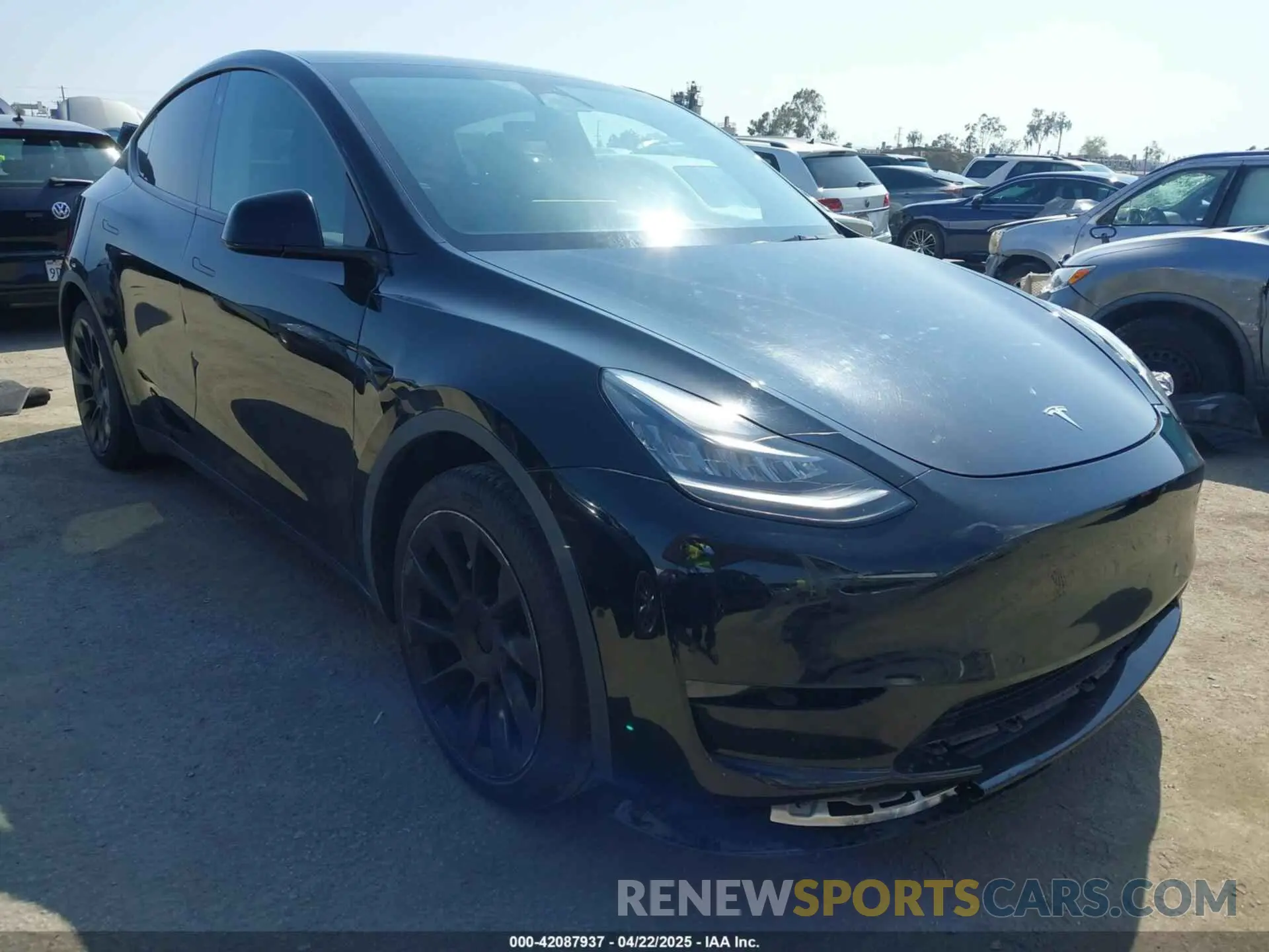 1 fotografías del automóvil dañado 5YJYGDED3MF126569 TESLA MODEL Y 2021