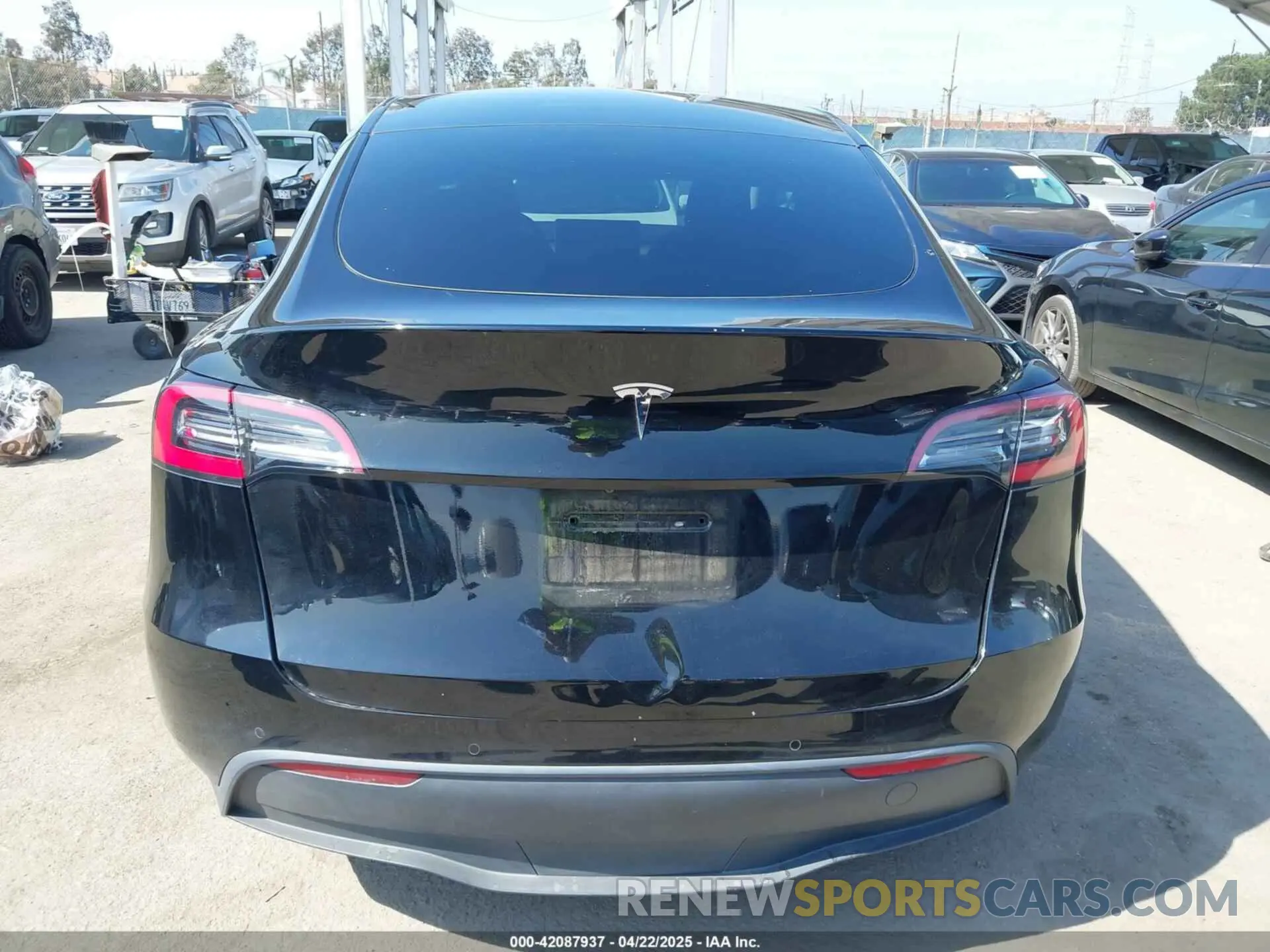 16 fotografías del automóvil dañado 5YJYGDED3MF126569 TESLA MODEL Y 2021