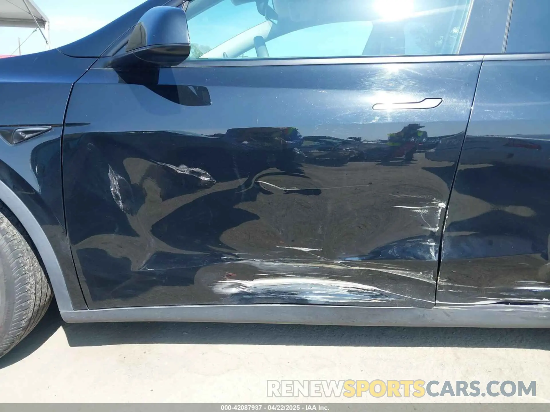 6 fotografías del automóvil dañado 5YJYGDED3MF126569 TESLA MODEL Y 2021