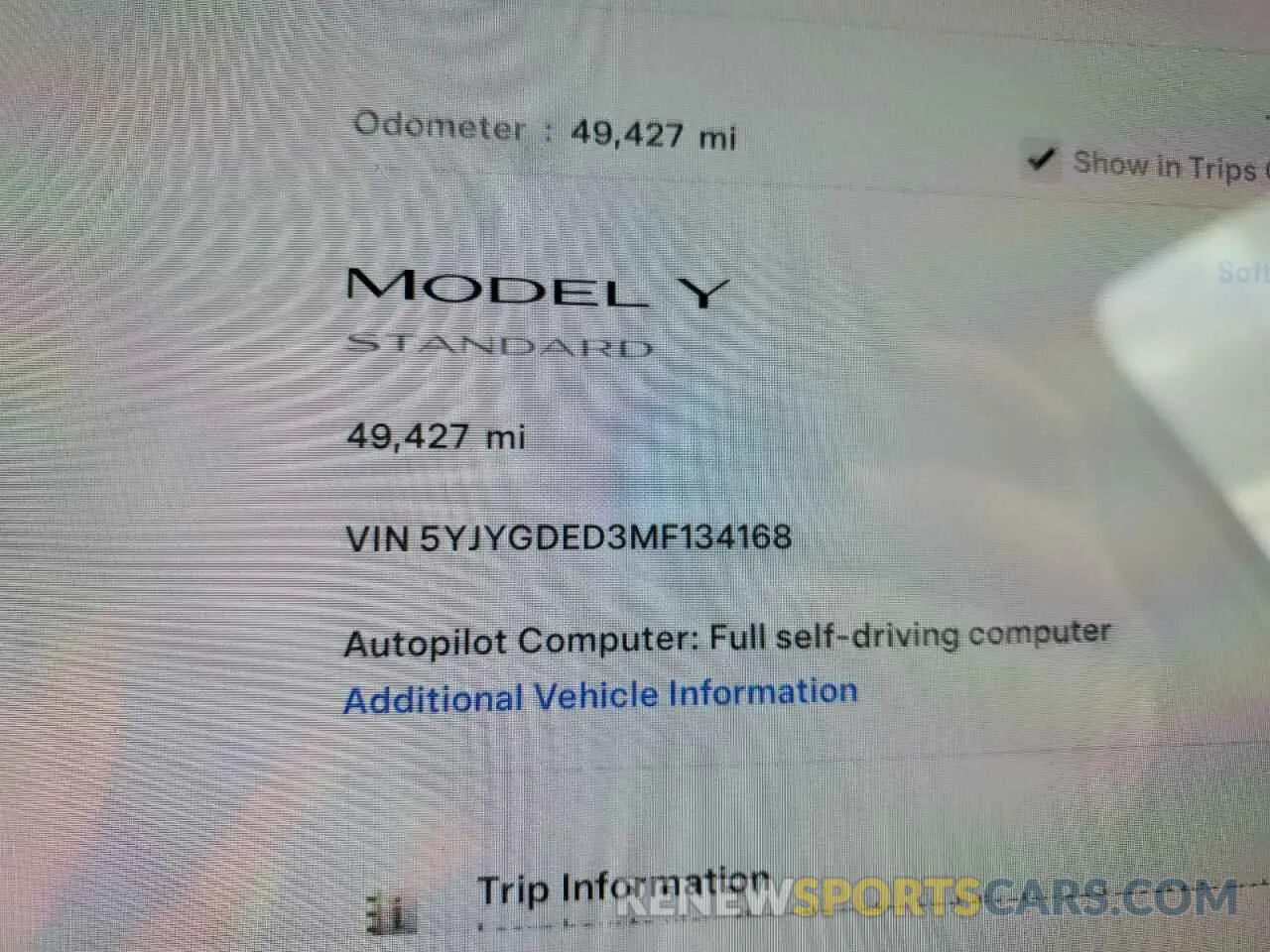 9 fotografías del automóvil dañado 5YJYGDED3MF134168 TESLA MODEL Y 2021