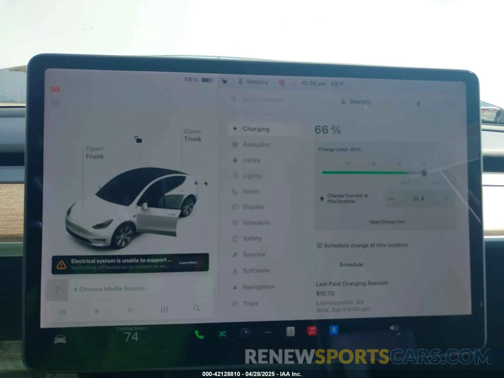 17 fotografías del automóvil dañado 5YJYGDED4MF192824 TESLA MODEL Y 2021