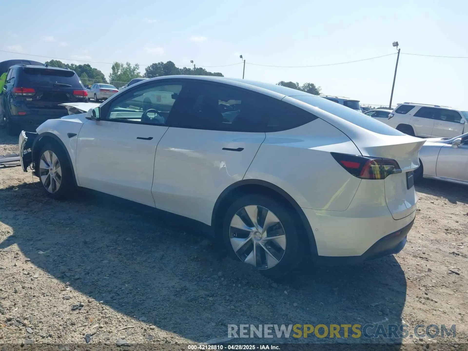 3 fotografías del automóvil dañado 5YJYGDED4MF192824 TESLA MODEL Y 2021