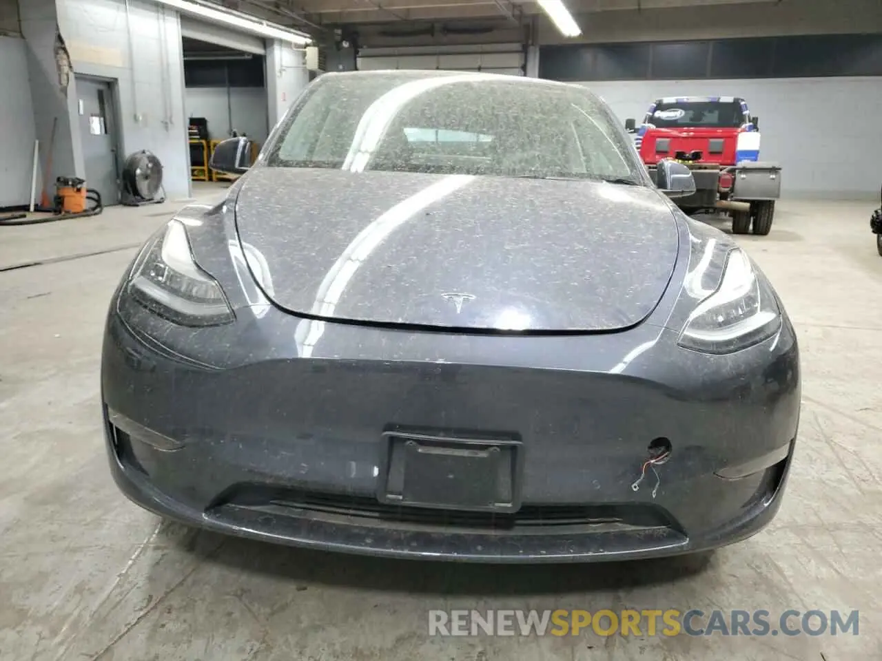 5 fotografías del automóvil dañado 5YJYGDED5MF107781 TESLA MODEL Y 2021
