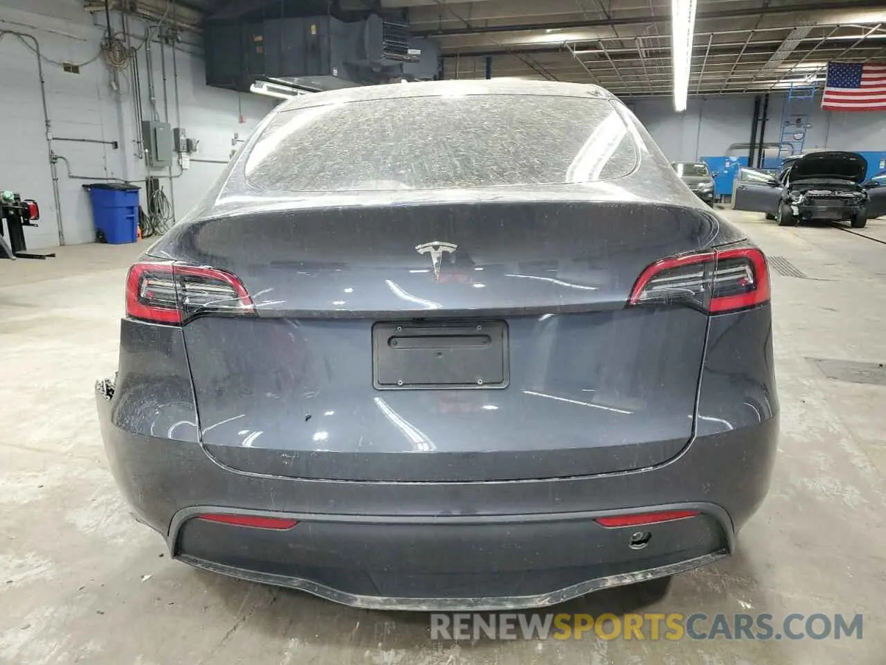 6 fotografías del automóvil dañado 5YJYGDED5MF107781 TESLA MODEL Y 2021
