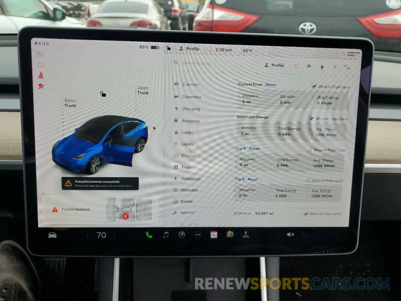9 fotografías del automóvil dañado 5YJYGDED7MF106342 TESLA MODEL Y 2021