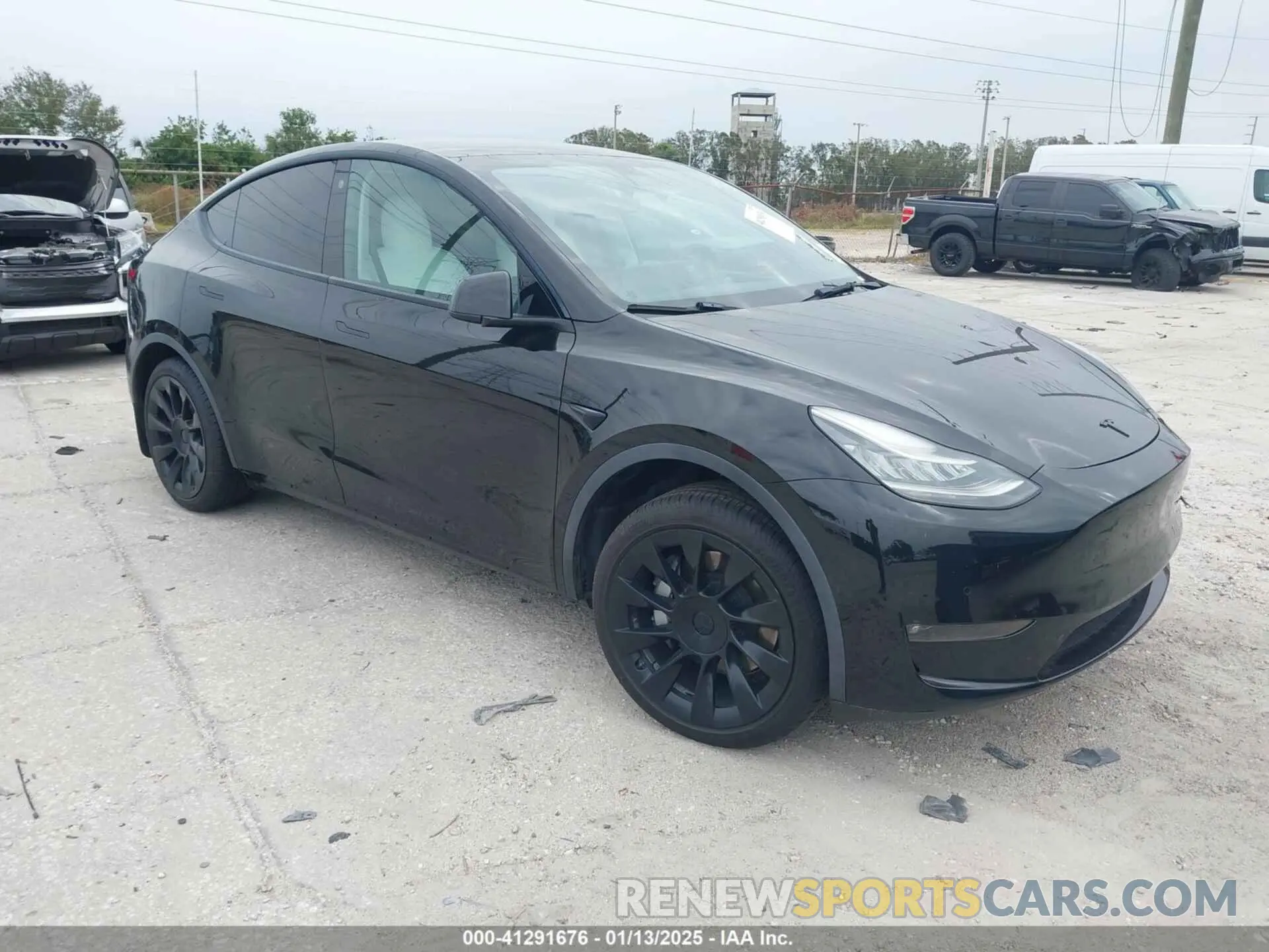 1 fotografías del automóvil dañado 5YJYGDED8MF123246 TESLA MODEL Y 2021