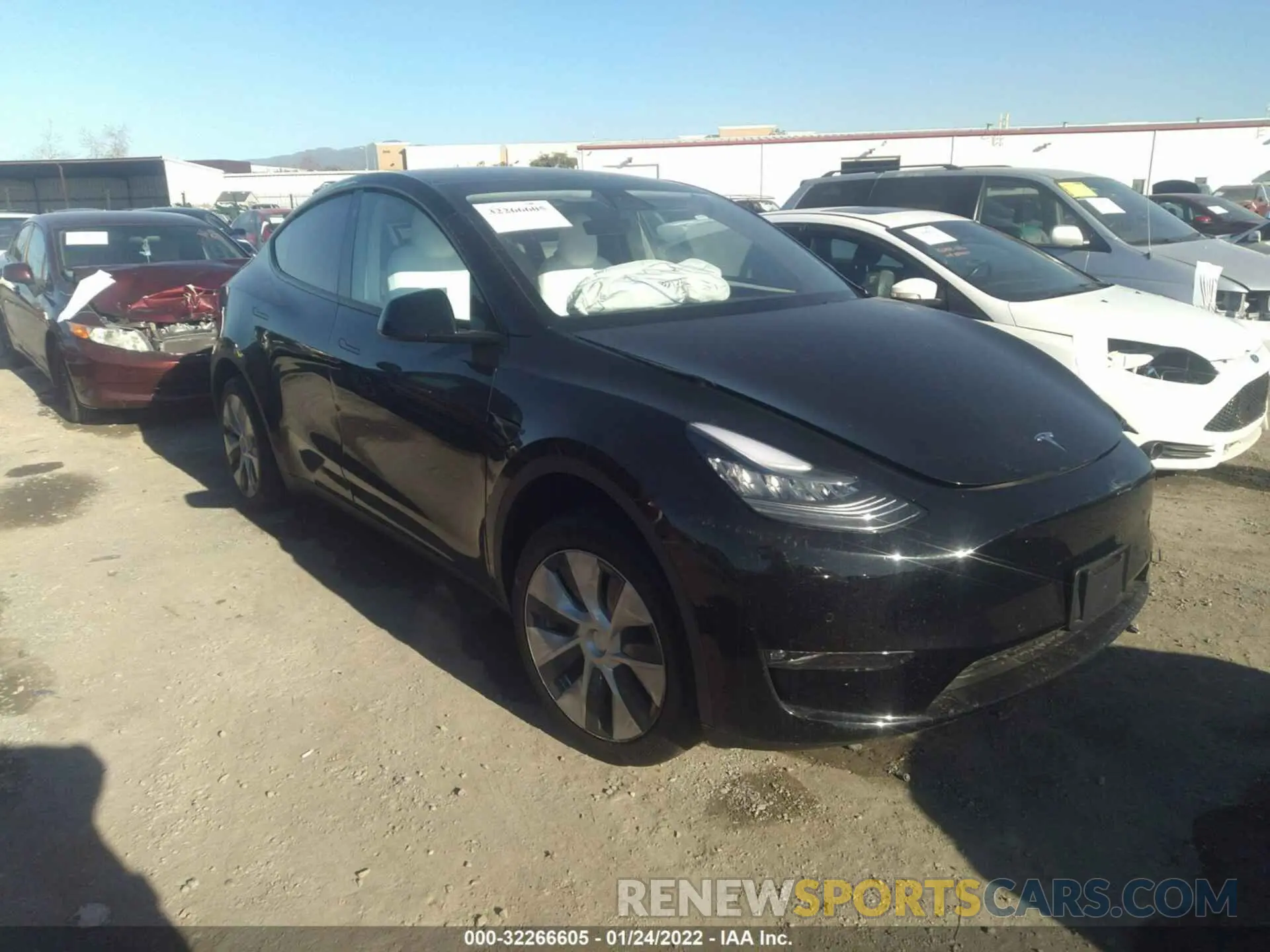 1 fotografías del automóvil dañado 5YJYGDED9MF103961 TESLA MODEL Y 2021