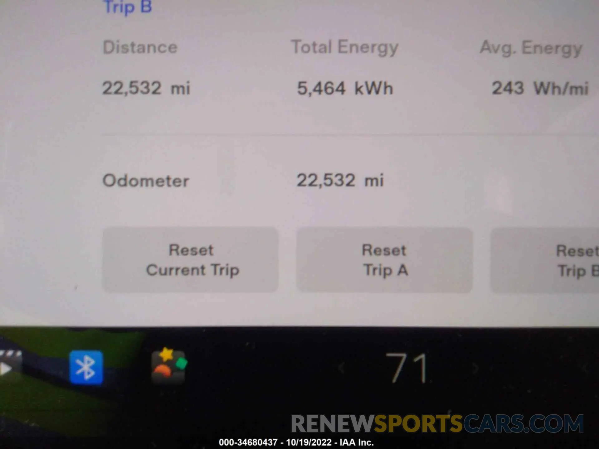 7 fotografías del automóvil dañado 5YJYGDEDXMF103953 TESLA MODEL Y 2021