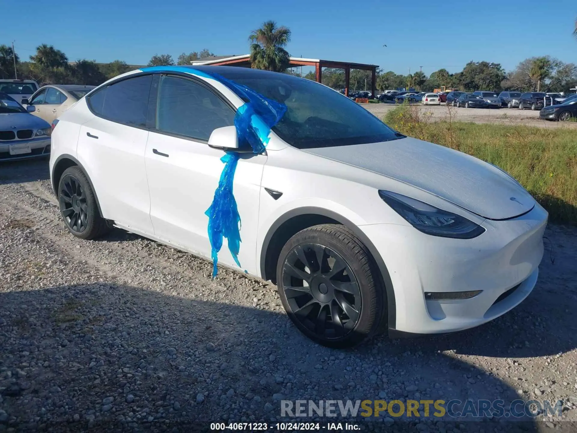 1 fotografías del automóvil dañado 5YJYGDEDXMF110160 TESLA MODEL Y 2021