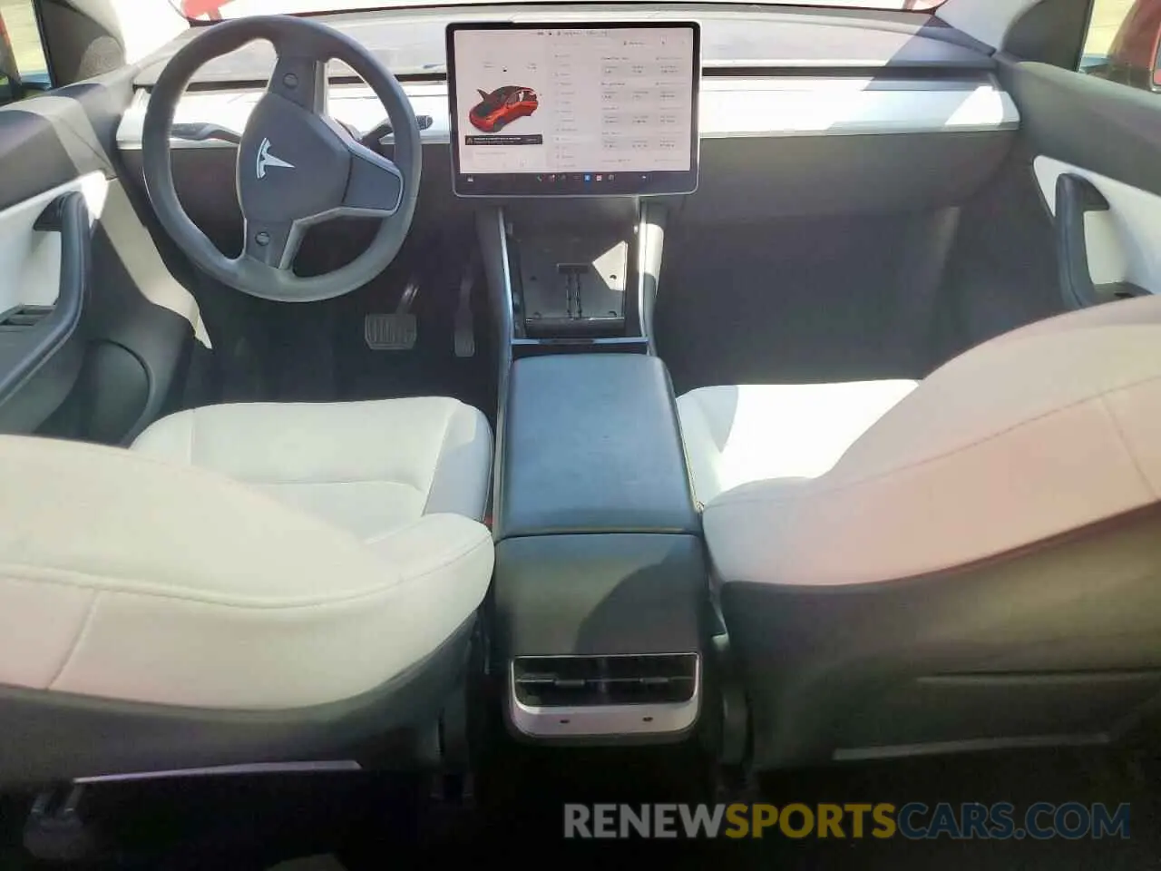 8 fotografías del automóvil dañado 5YJYGDEE0MF079865 TESLA MODEL Y 2021