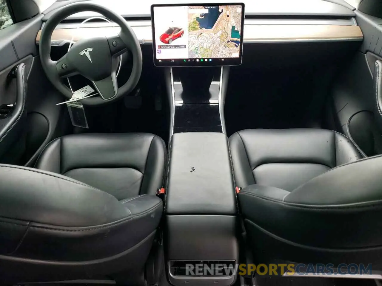8 fotografías del automóvil dañado 5YJYGDEE0MF091529 TESLA MODEL Y 2021