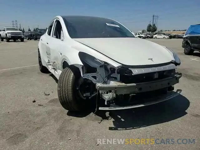 13 fotografías del automóvil dañado 5YJYGDEE0MF153074 TESLA MODEL Y 2021