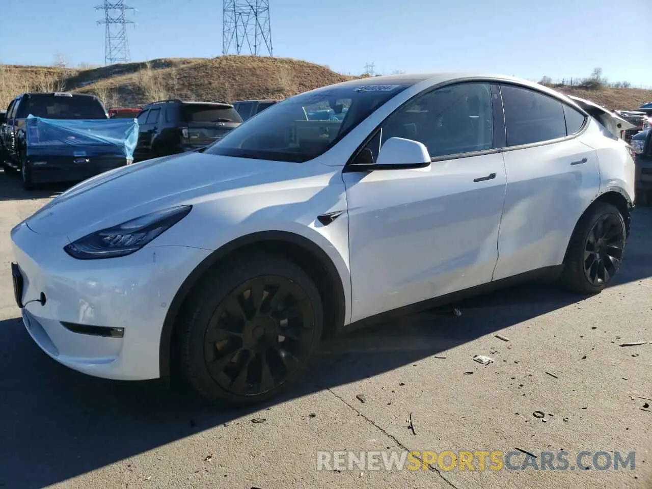 1 fotografías del automóvil dañado 5YJYGDEE0MF185605 TESLA MODEL Y 2021
