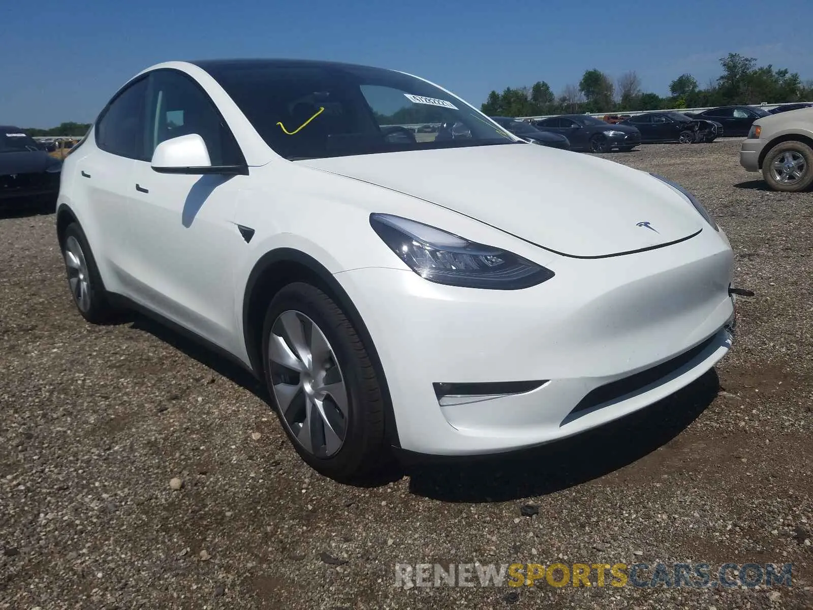 1 fotografías del automóvil dañado 5YJYGDEE0MF191176 TESLA MODEL Y 2021