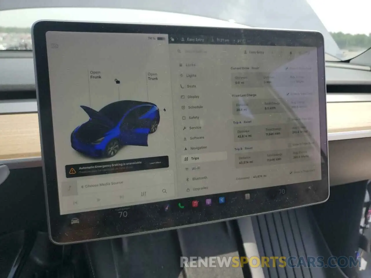 9 fotografías del automóvil dañado 5YJYGDEE0MF196037 TESLA MODEL Y 2021