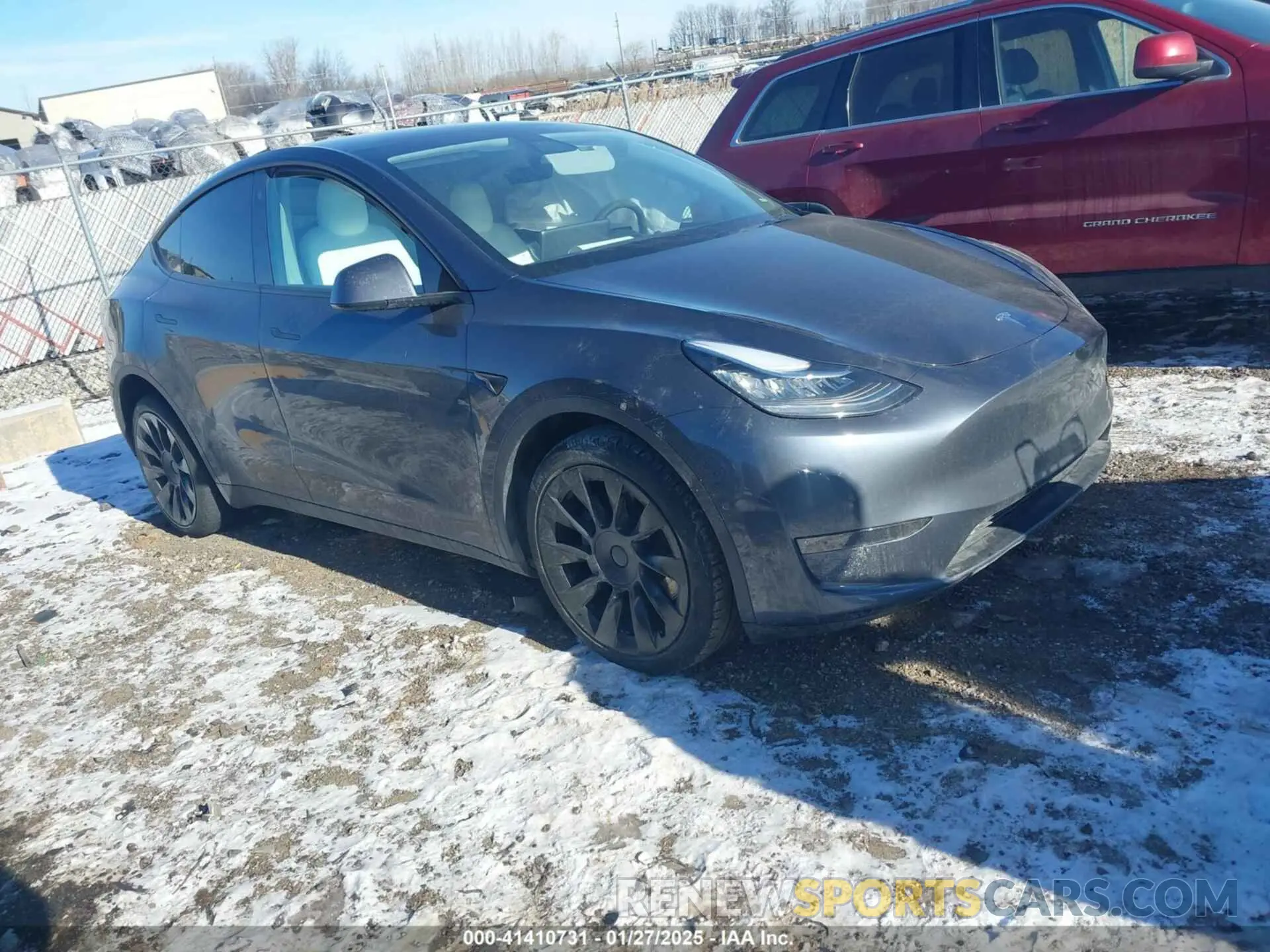 1 fotografías del automóvil dañado 5YJYGDEE0MF228744 TESLA MODEL Y 2021
