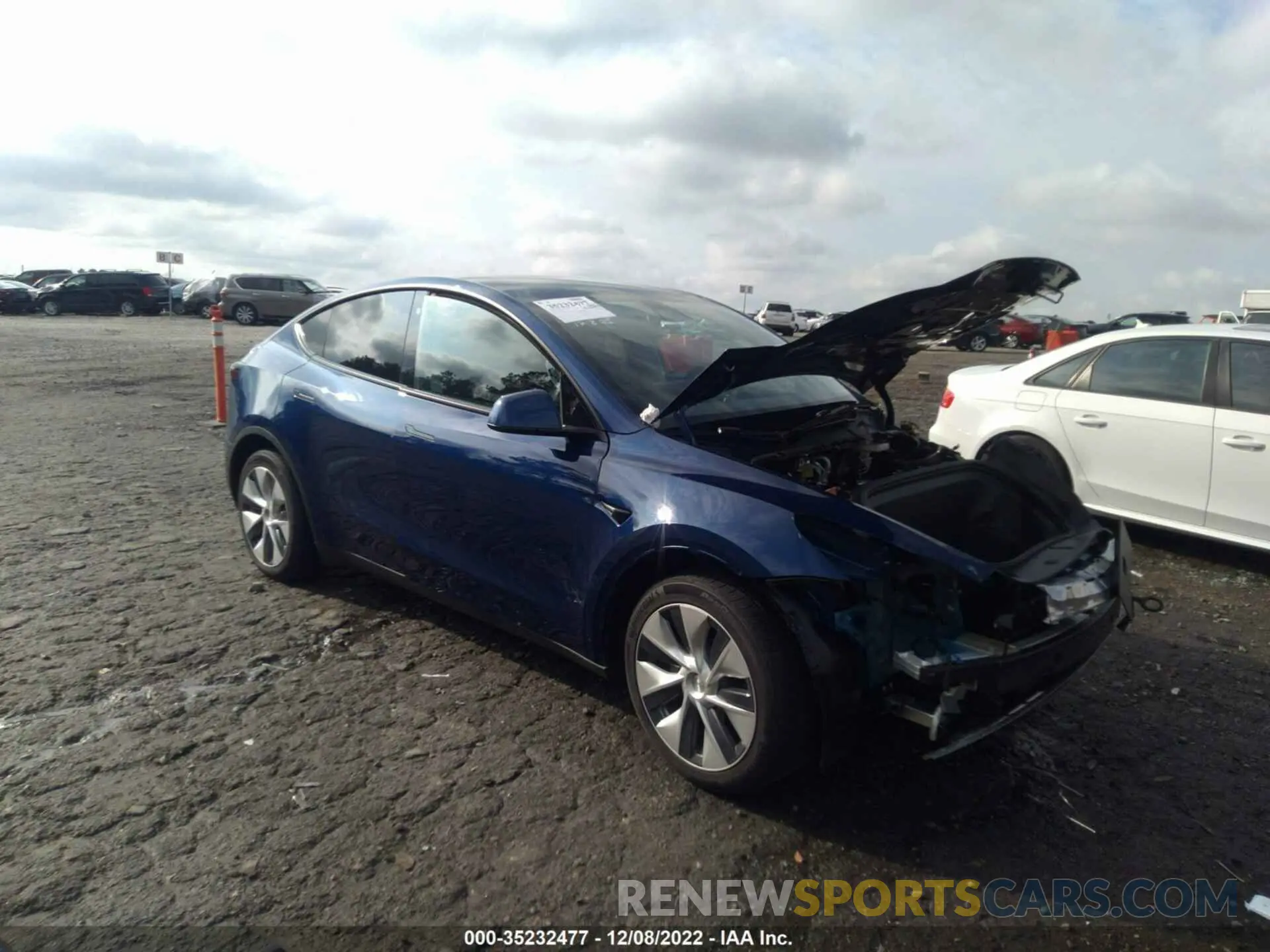 1 fotografías del automóvil dañado 5YJYGDEE0MF229053 TESLA MODEL Y 2021