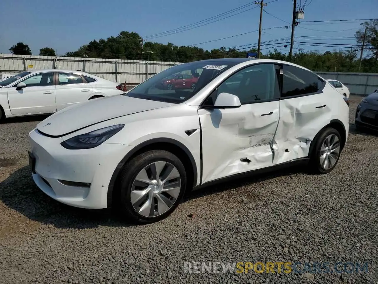 1 fotografías del automóvil dañado 5YJYGDEE0MF258102 TESLA MODEL Y 2021