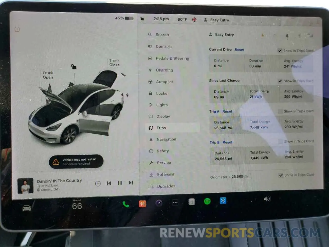 9 fotografías del automóvil dañado 5YJYGDEE0MF258102 TESLA MODEL Y 2021