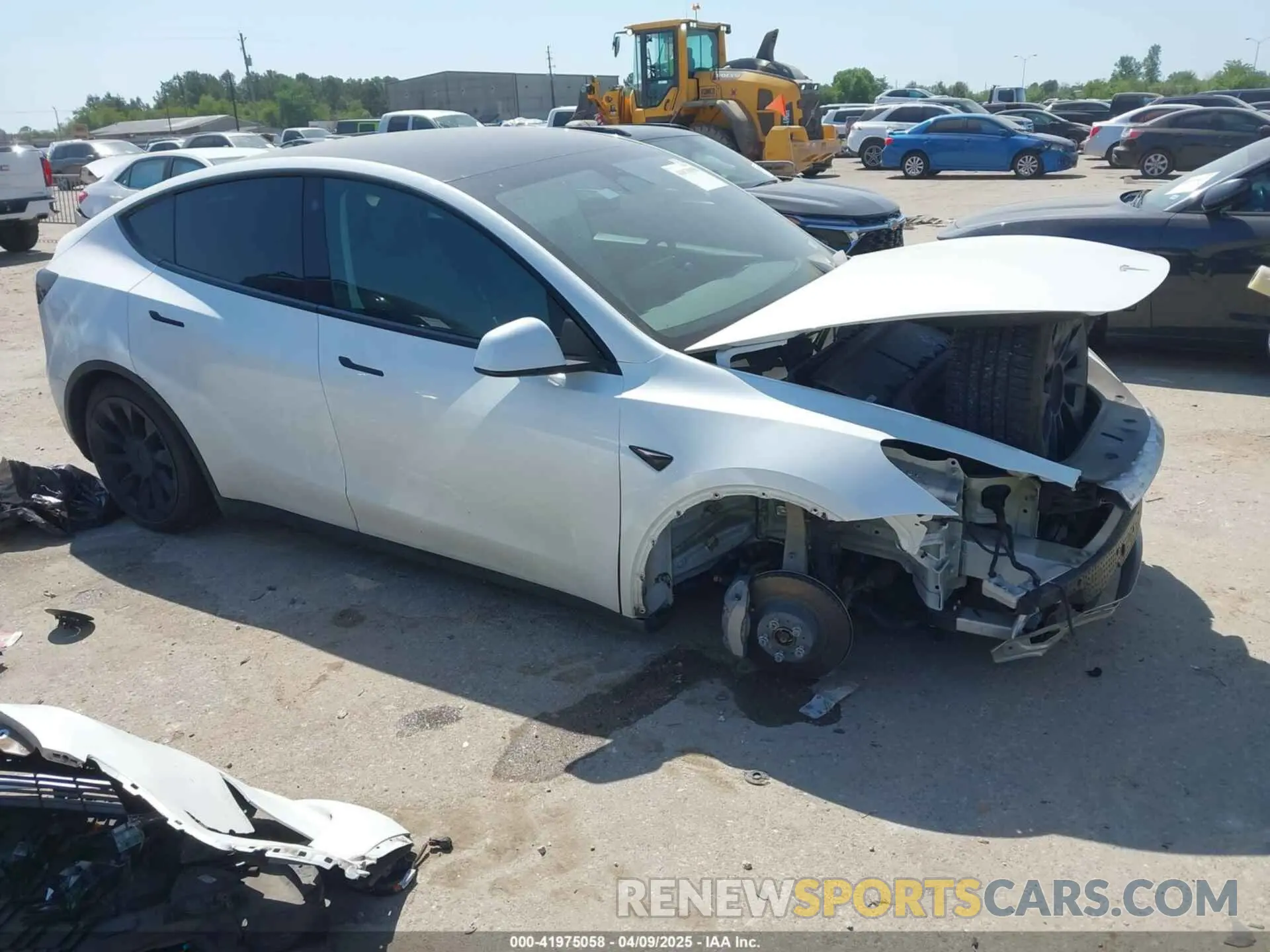 1 fotografías del automóvil dañado 5YJYGDEE0MF265339 TESLA MODEL Y 2021