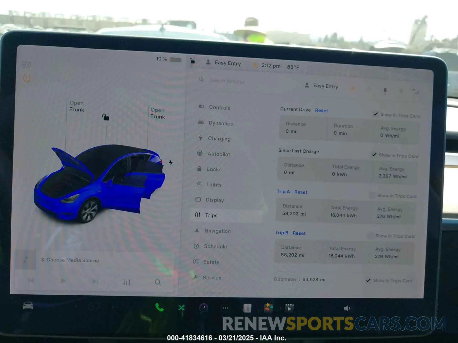 7 fotografías del automóvil dañado 5YJYGDEE0MF270461 TESLA MODEL Y 2021