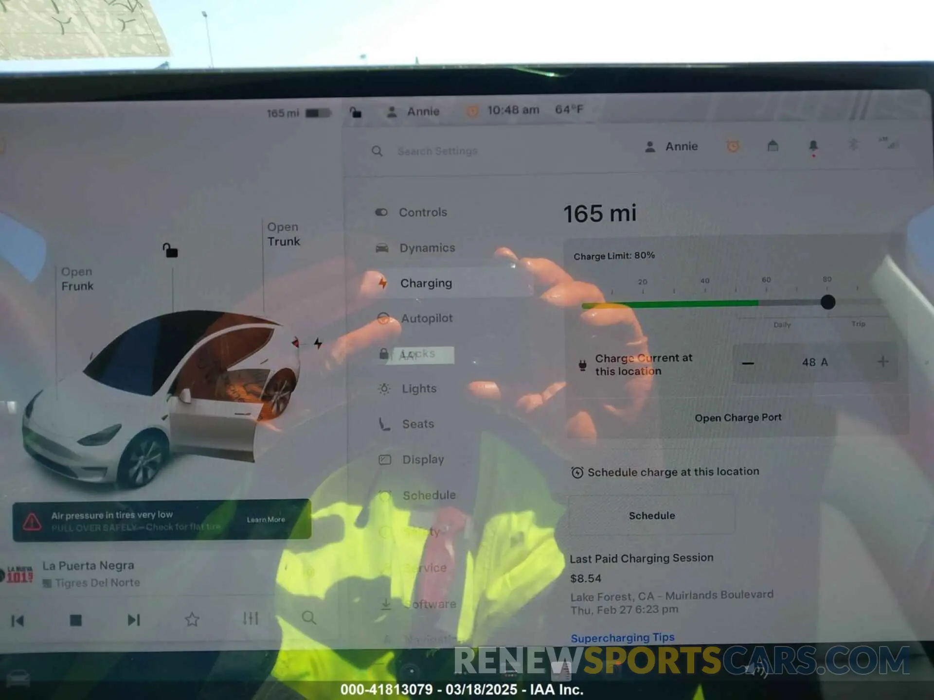 17 fotografías del automóvil dañado 5YJYGDEE0MF277197 TESLA MODEL Y 2021