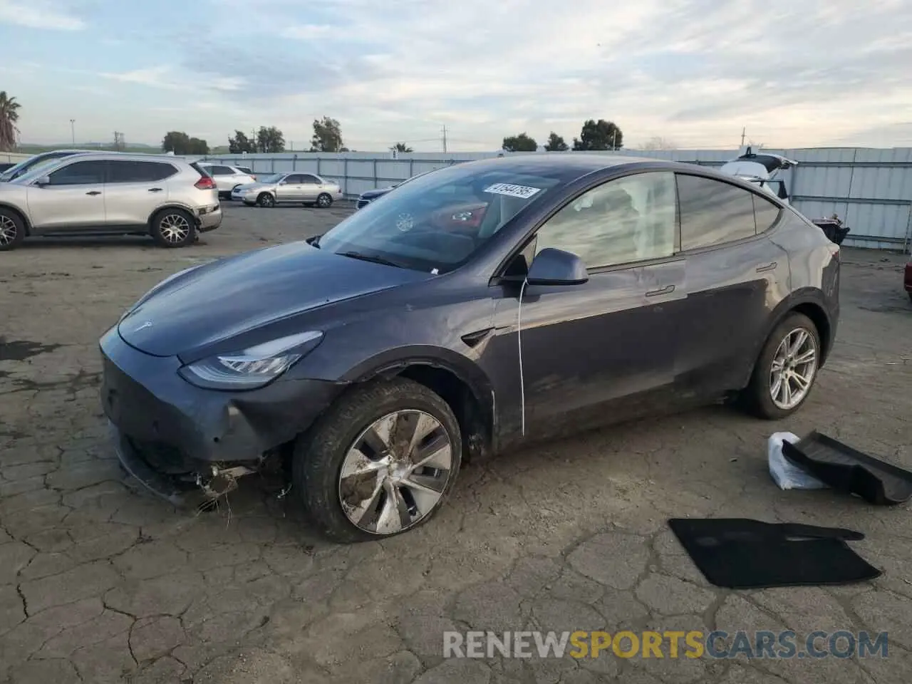 1 fotografías del automóvil dañado 5YJYGDEE0MF278706 TESLA MODEL Y 2021
