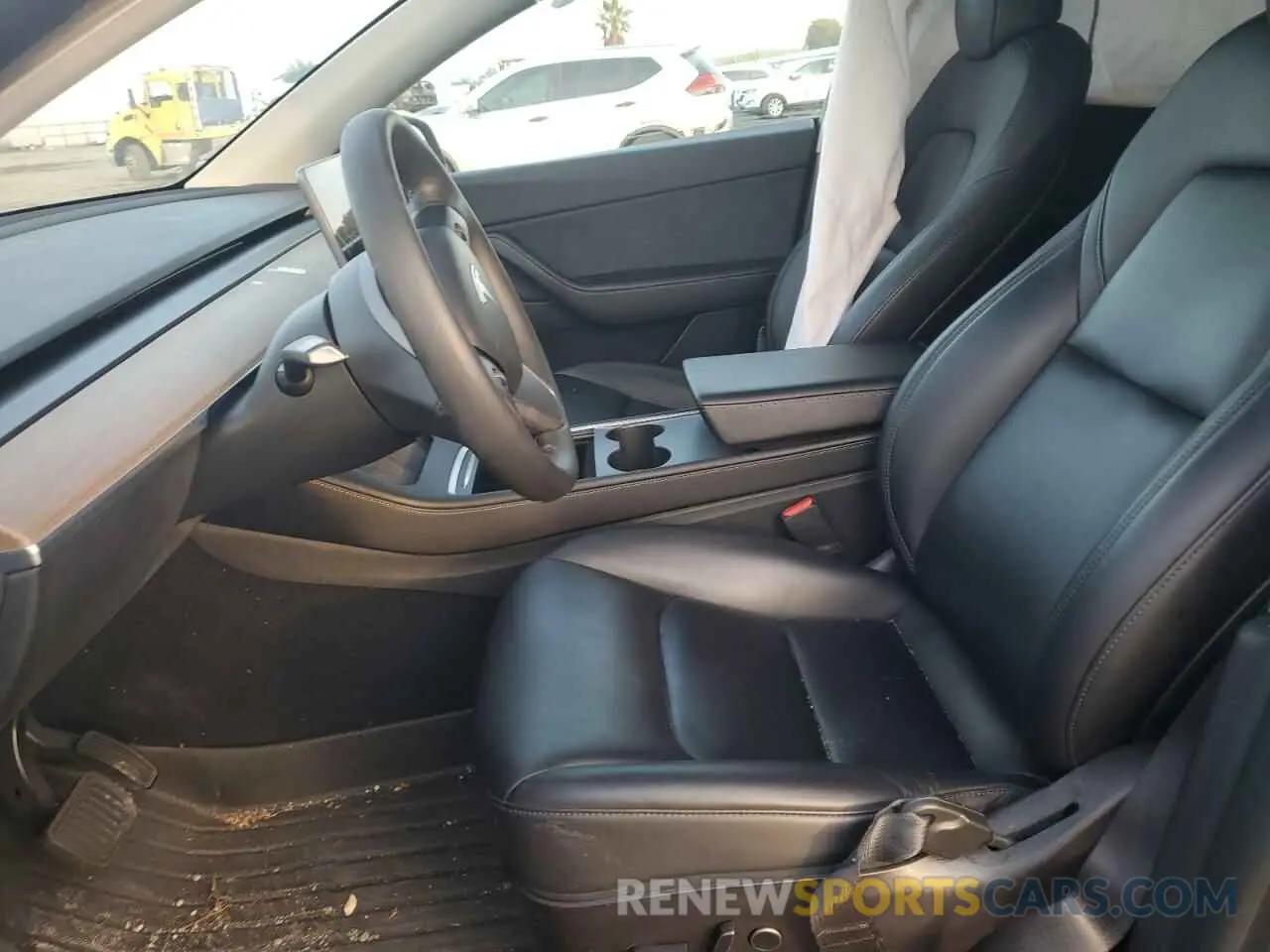 7 fotografías del automóvil dañado 5YJYGDEE0MF278706 TESLA MODEL Y 2021