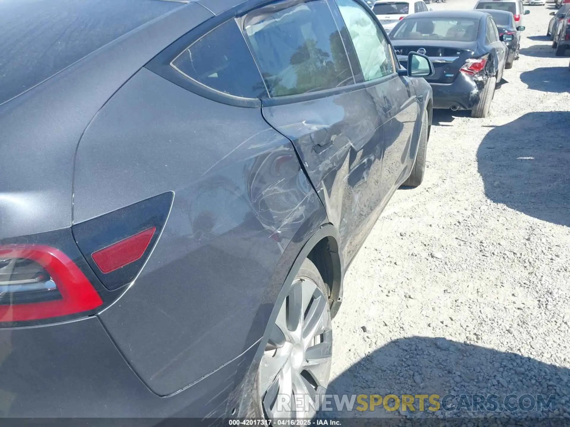 6 fotografías del automóvil dañado 5YJYGDEE0MF295134 TESLA MODEL Y 2021