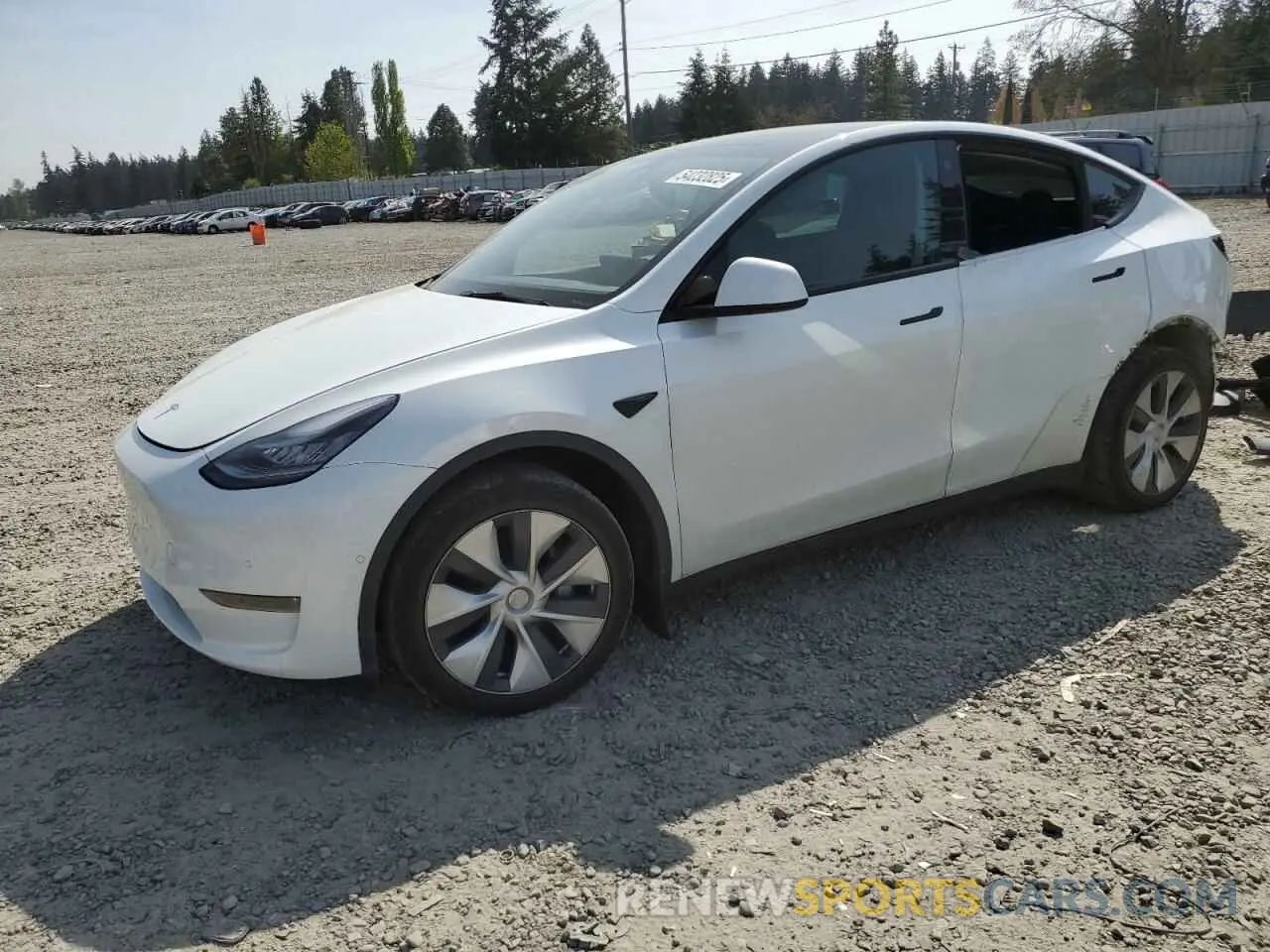 1 fotografías del automóvil dañado 5YJYGDEE0MF301658 TESLA MODEL Y 2021