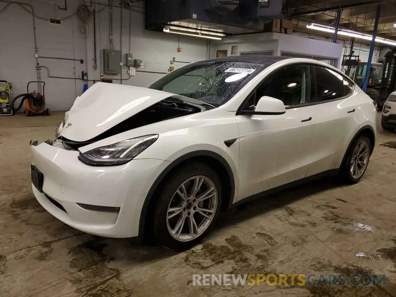 1 fotografías del automóvil dañado 5YJYGDEE1MF068082 TESLA MODEL Y 2021