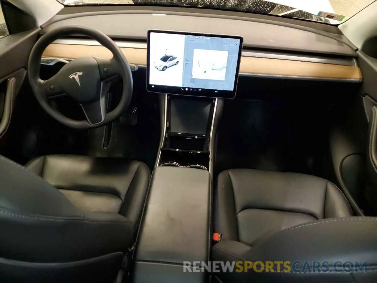 8 fotografías del automóvil dañado 5YJYGDEE1MF068082 TESLA MODEL Y 2021