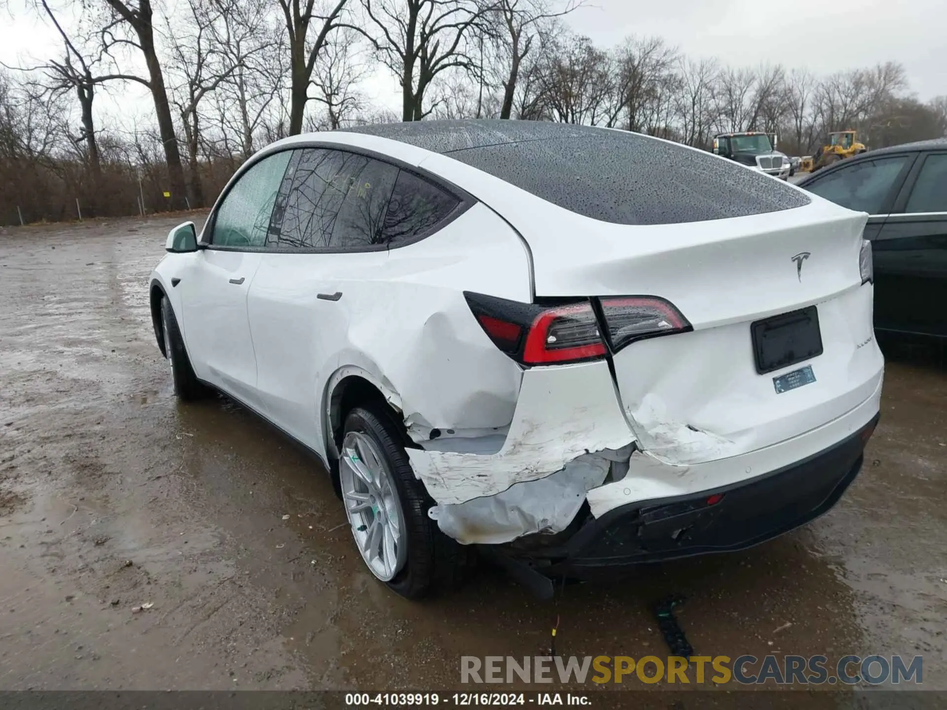 6 fotografías del automóvil dañado 5YJYGDEE1MF074948 TESLA MODEL Y 2021