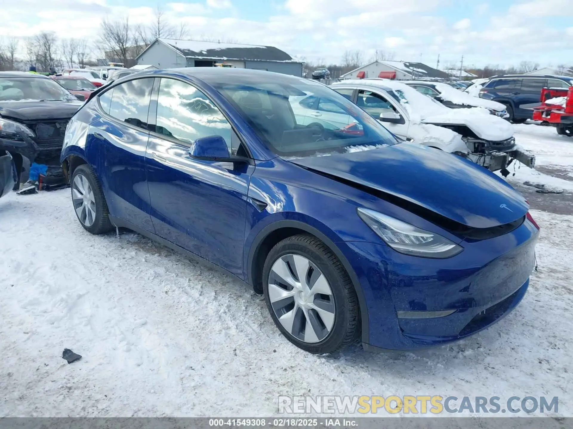 1 fotografías del automóvil dañado 5YJYGDEE1MF083780 TESLA MODEL Y 2021