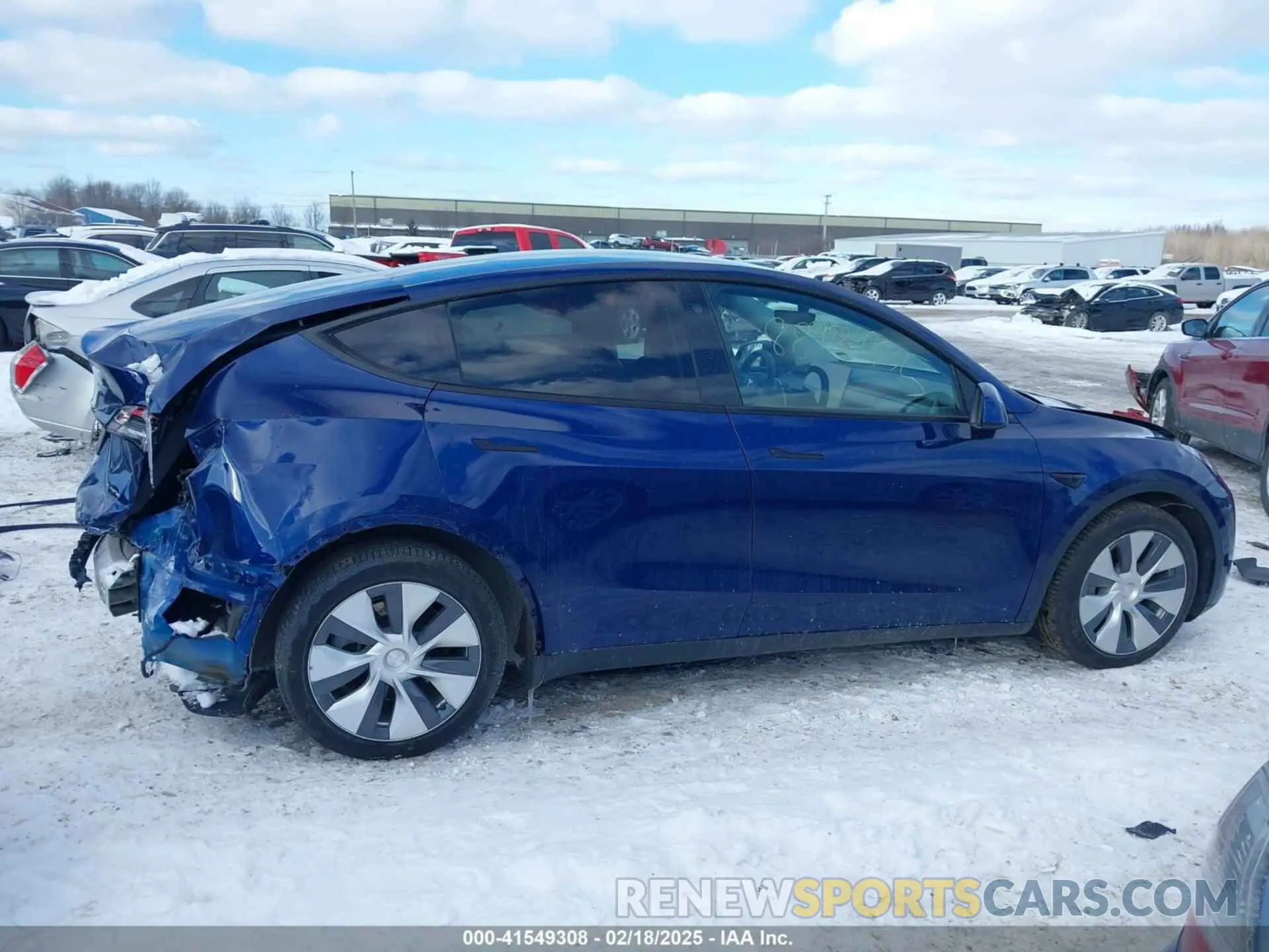 14 fotografías del automóvil dañado 5YJYGDEE1MF083780 TESLA MODEL Y 2021