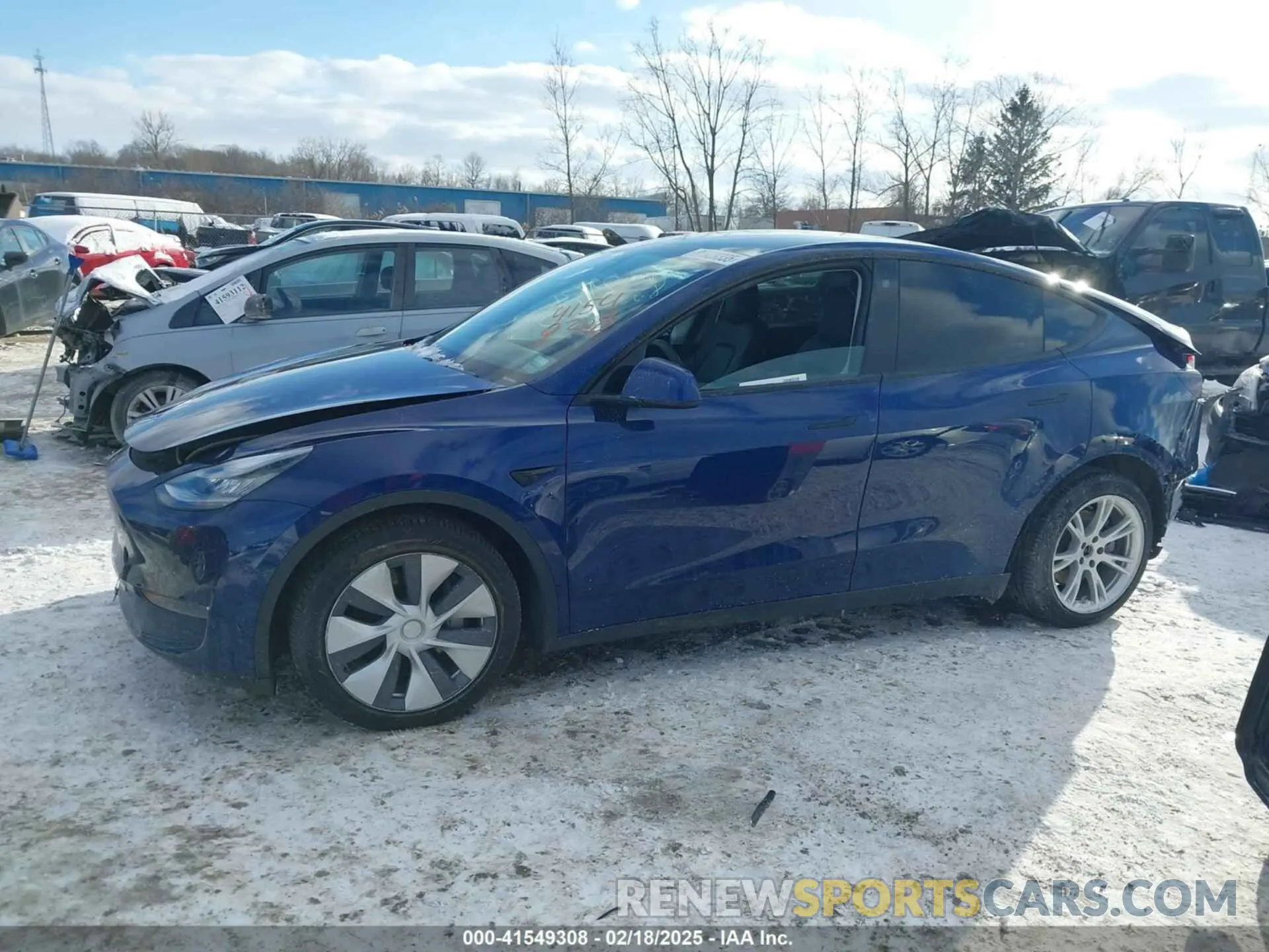 15 fotografías del automóvil dañado 5YJYGDEE1MF083780 TESLA MODEL Y 2021