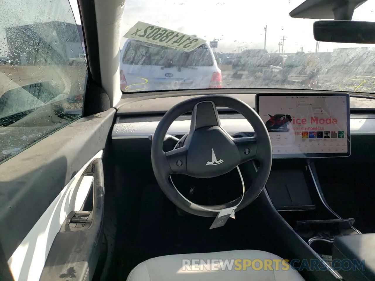 9 fotografías del automóvil dañado 5YJYGDEE1MF088638 TESLA MODEL Y 2021