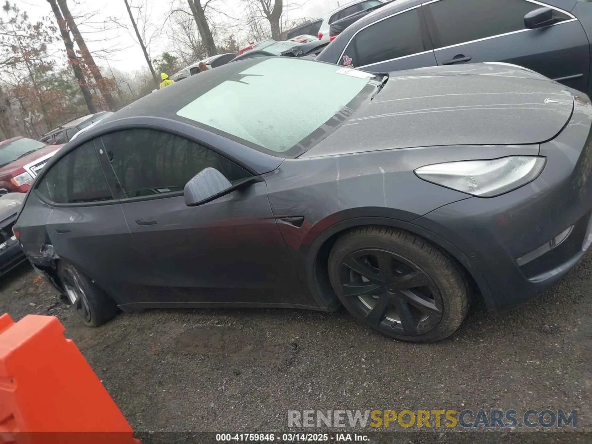 12 fotografías del automóvil dañado 5YJYGDEE1MF100013 TESLA MODEL Y 2021