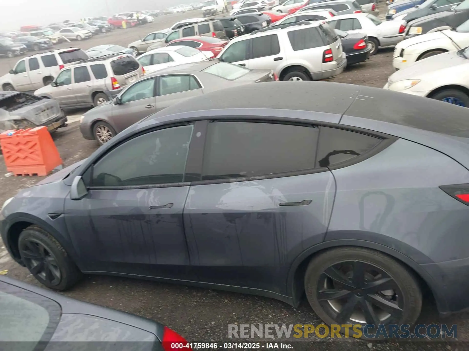 13 fotografías del automóvil dañado 5YJYGDEE1MF100013 TESLA MODEL Y 2021